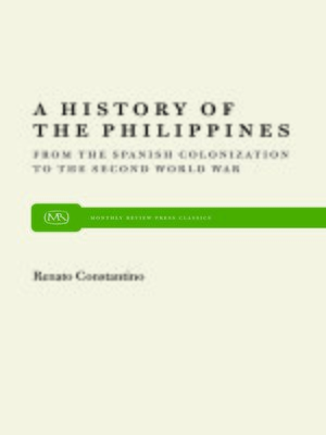 cover image of A History of the Philippines